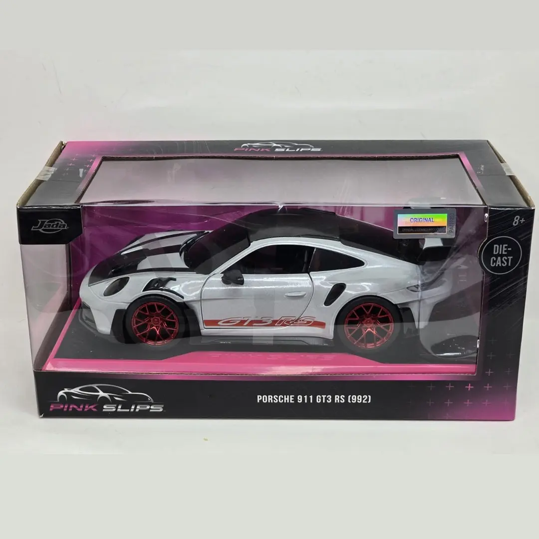 Jada Pink Slips Porsche 911 GT3 RS (992) Silver 1/24 Diecast Car