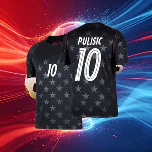 2026 United States NO.10 Pulisic Short Sleeve Soccer Jersey Fans Version Breathable