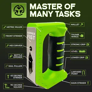 New 8-in-1 Hammer Fist Multi-Tool