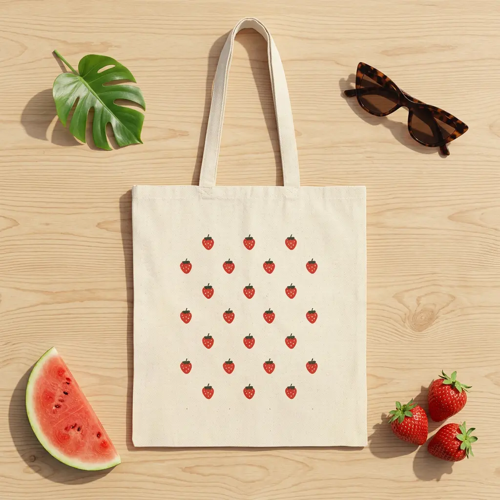 Strawberry Tote Bag