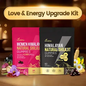 【Brand Day】VivoNu Himalayan Shilajit Gummies Bundle | 4000MG Himalayan Shilajit + MACA | Ashwagandha & Gokshura Herbal Blend | No Added Sugar | Energy, Focus & Wellness Support | 120 Gummies
