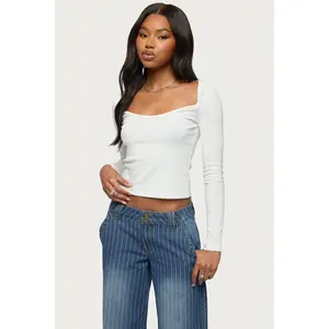 Ximena Scoop Neck Top