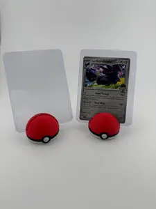 Capture Ball Card Holder | Trading Card Top Loader Display | 3D Printed TCG Stand