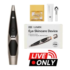【LIVE EXCLUSIVE】INIA LUMIN 4-in-1 Eye Skincare Wand – 3 Mins a Day for Fewer Lines in 14 Days & Less Puffiness in 21, FDA-Cleared, Spa-Level Results at a Fraction of the Price, Lift & Brighten Eyes in Just Weeks