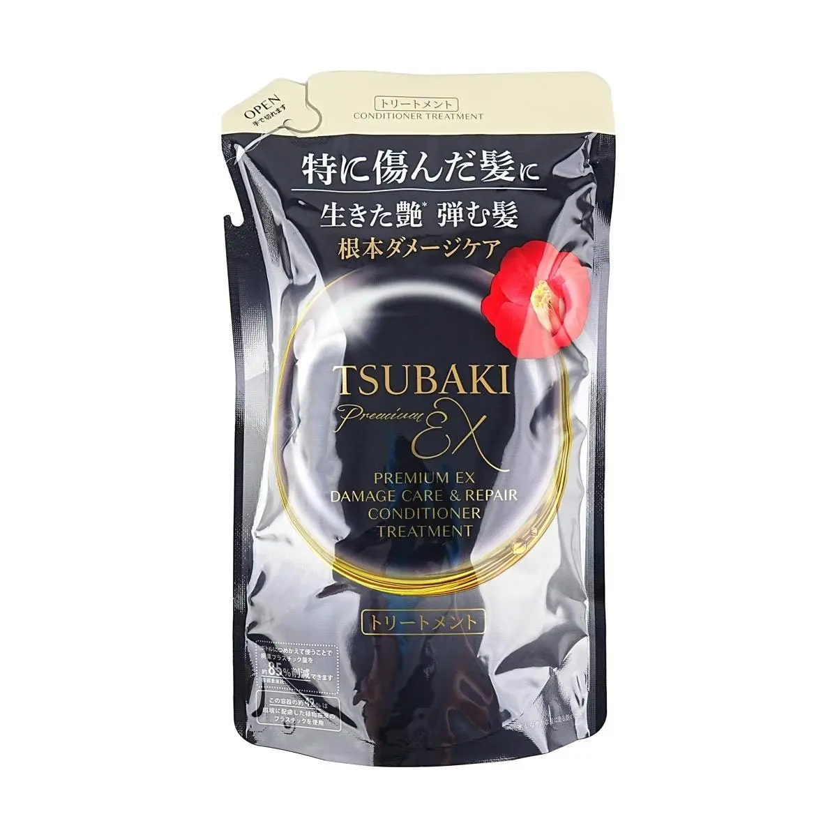 FINETODAY TSUBAKI Premium EX Damage Repair Conditioner Refill 300ml - Intensive Repair for Permed & Colored Hair (2024 New Formula)