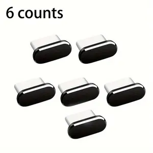 Anti-dust Type-C Dust Plug, Phone Charging Ports Stopper Cover, Mobile Phone Parts For iPhone 15 Pro Max Plus 15PM Xiaomi Samsung Huawei Phone Accessories