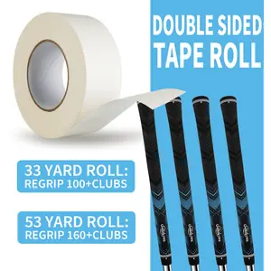 WUDAY 1 Roll Solvent-Activated Golf Grip Tape Roll Suitable for Re-Grip Golf Clubs, Double-Sided Adhesive Suitable for Assembling Golf Grips, Compatible for Golf Repair Tool for Hobbyists & Professionals golf accessories