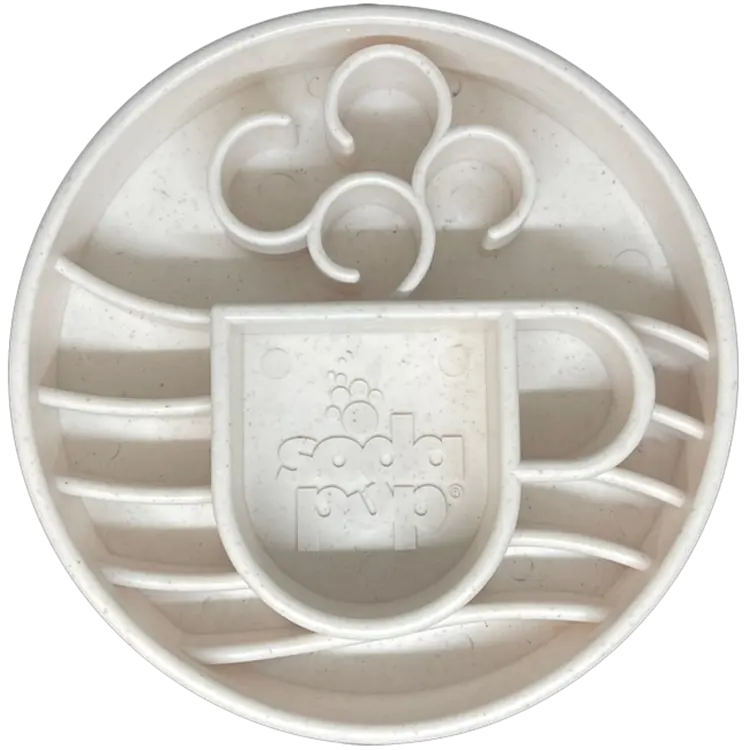 Java Design eBowl Enrichment Slow Feeder Bowl for Dogs - Segmented Design Promotes Slower Eating & Foraging Instincts - Ideal for All Dog Sizes - Dishwasher & Freezer Safe