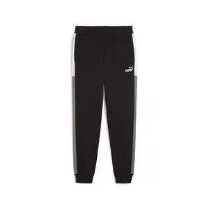 PUMA Mens Essentials Block Sweatpants Casual - Black
