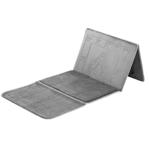 Prayer Mat Foldable Recline Backrest Padded Back Support with Prayer Rug Seat