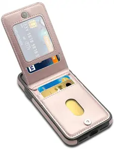 Phone Case for iPhone 11 Dual Layer Lightweight Premium Leather iPhone 11 Wallet Case with Card Slots Magnetic Lock Folio Flip Protective Case for Apple iPhone 11 6.1 Inches (2019)