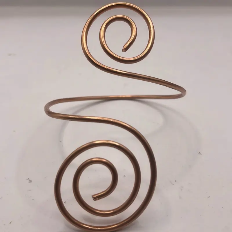Goodness Arm Cuff - Copper Spiral Design Arm Accessory