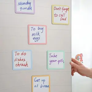 30Pcs Reusable Magnetic NotesWhiteboard/Fridge/Locker - Ideal for Office, Classroom & Home Organization