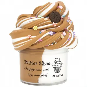 2.37Oz Cloud Fluffy Butter Slime Set - Molding Mud Playthings - Polymer Stress Relief Charms, Soft Putty Stretchy Slime, Molding Materials, Party Gifts Educational Birthday Presents, Squishy Covered Slime