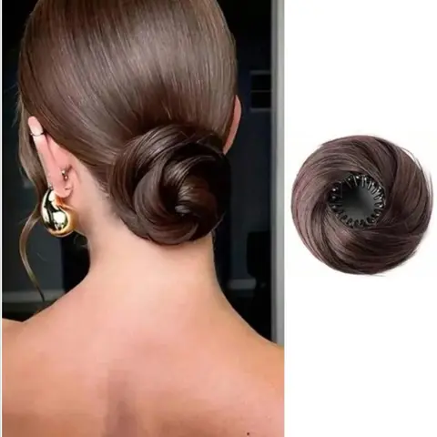 Elegant Bird Nest Hair Clip, Natural Voluminous Style, Suitable for Women & Girls, Dense & Sparse Hair, Practical & Beautiful, Updo, Synthetic Claw Clip, Wedding Hair Decor, Claw Hair Clips, Volumizing Hair Clips