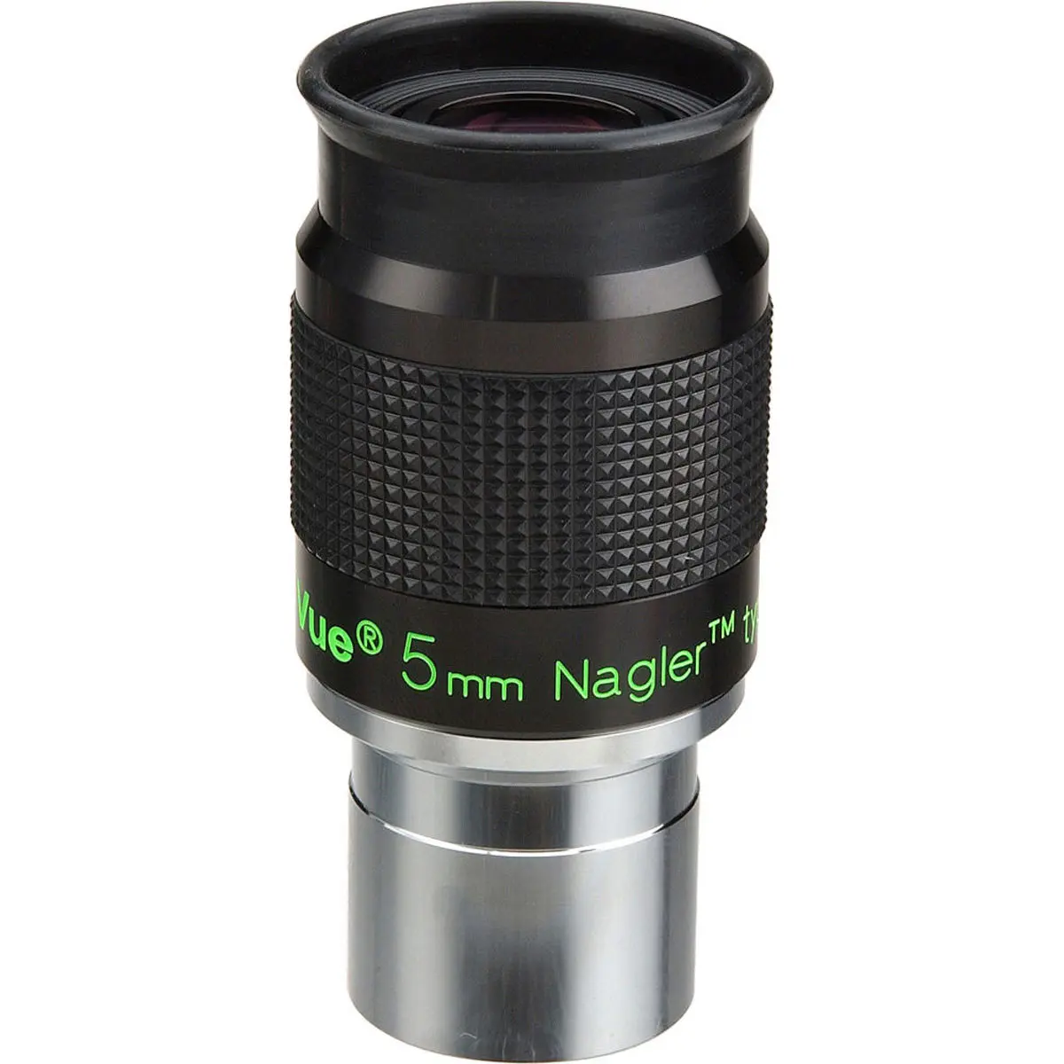 Tele Vue Nagler Type 6 5mm Eyepiece - 7-Element Design, 82-Degree Ultra-Wide Field, High Contrast, Parfocal, 1.25" Mounting, Optical Accessory for Telescopes