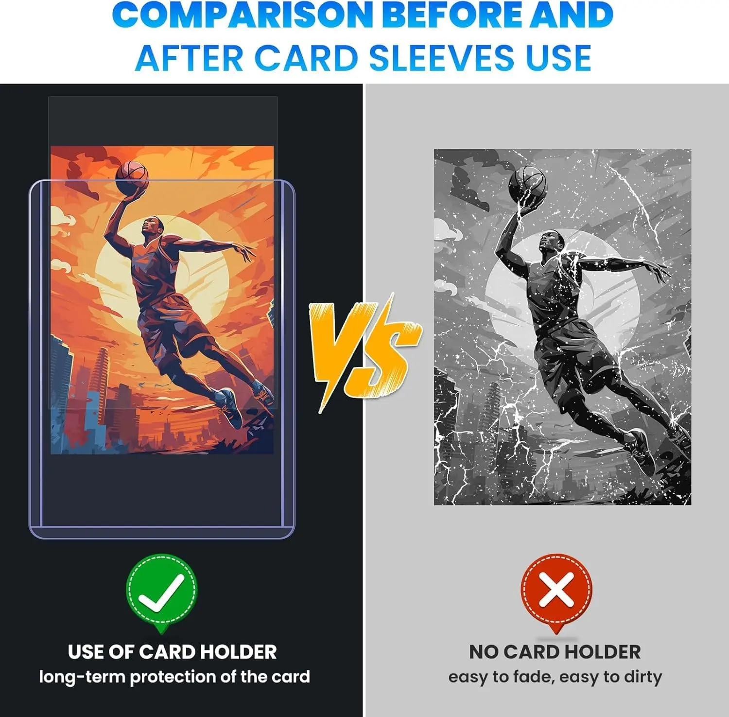 ZENOWICK 2000 Premium Trading Card Sleeves & Top Loaders 3x4 Hard Plastic  Holders for Baseball Football Cards 1000 Top Loaders 1000 Penny Sleeves  Double Protection Against Moisture Fading & Scratches - TikTok Shop