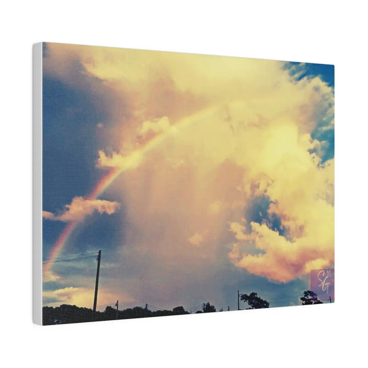 Rainbow Matte Canvas, Stretched, 0.75"