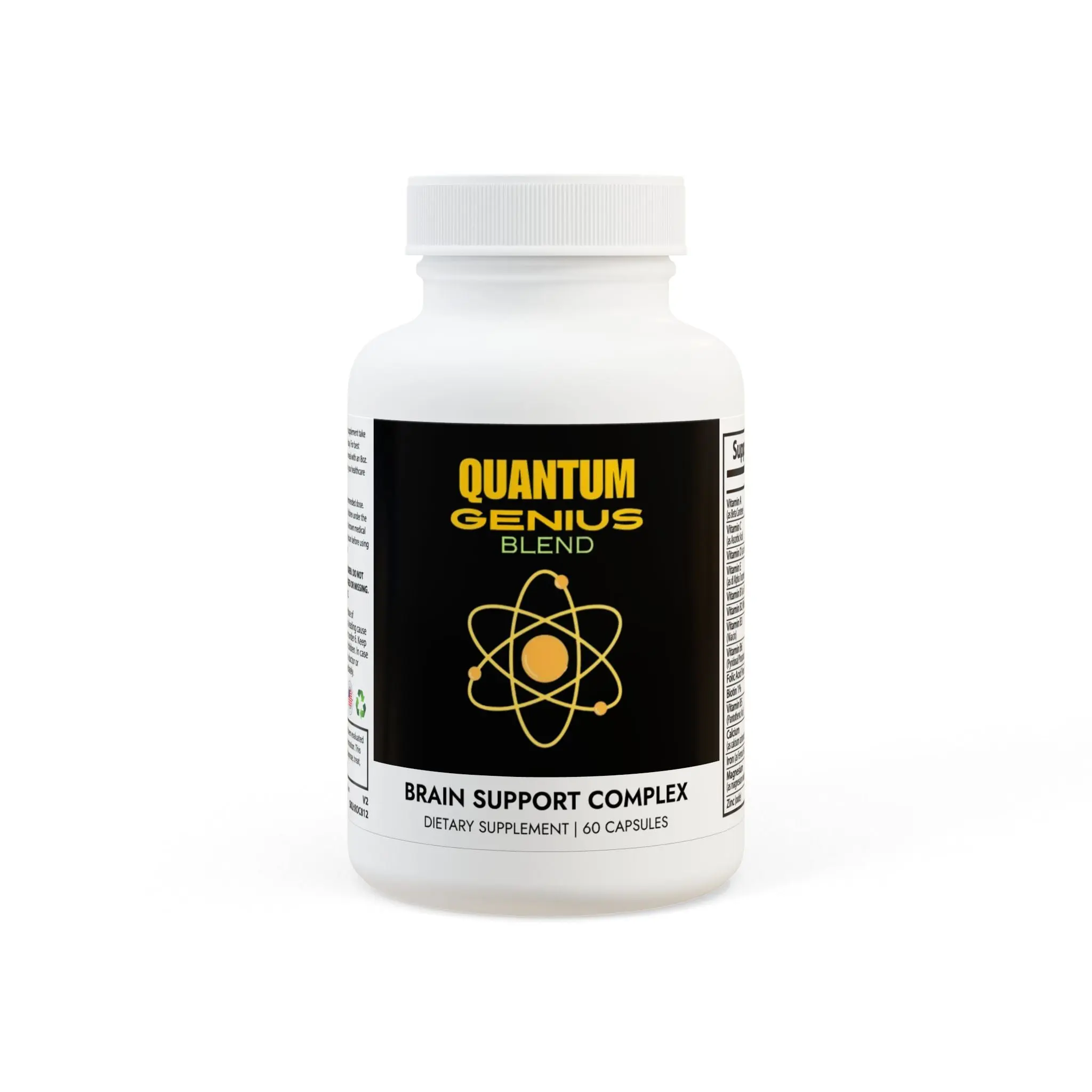 Quantum Genius Blend Brain Support Complex Supplement (60 Capsules)