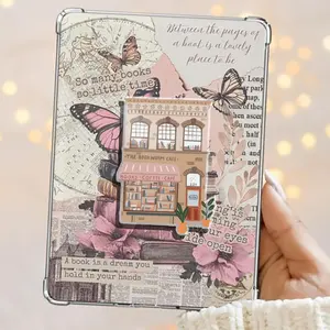 The Bookworm Café – Where Stories Smell Like Coffee Kindle Grip Book Lover Cute Kindle Accessories Phone Holder PopSocket Phone Grip Magnetic Pop Socket Phone Grip