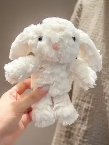 New Cute Rabbit Ears Dangle Soft Plush Toy, Bonnie Bunny Rabbit Keychain Bag Charm, DIY Decorative Accessory for All Seasons