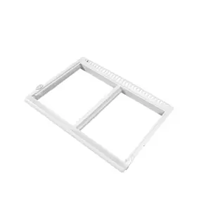 HECASA 240364787 Crisper Pan Cover - White Shelf Frame for Frig Refrigerator, Fits AP4432913, 240364714, 240364725, 240364794, 1512532 (No Glass) Home Kitchen Appliances