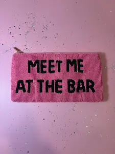 XXL Meet me at the bar - Beaded Pouch