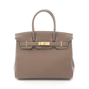 Pre-owned HERMÈS Calfskin Shoulder Bags Hermes Birkin30 Togo