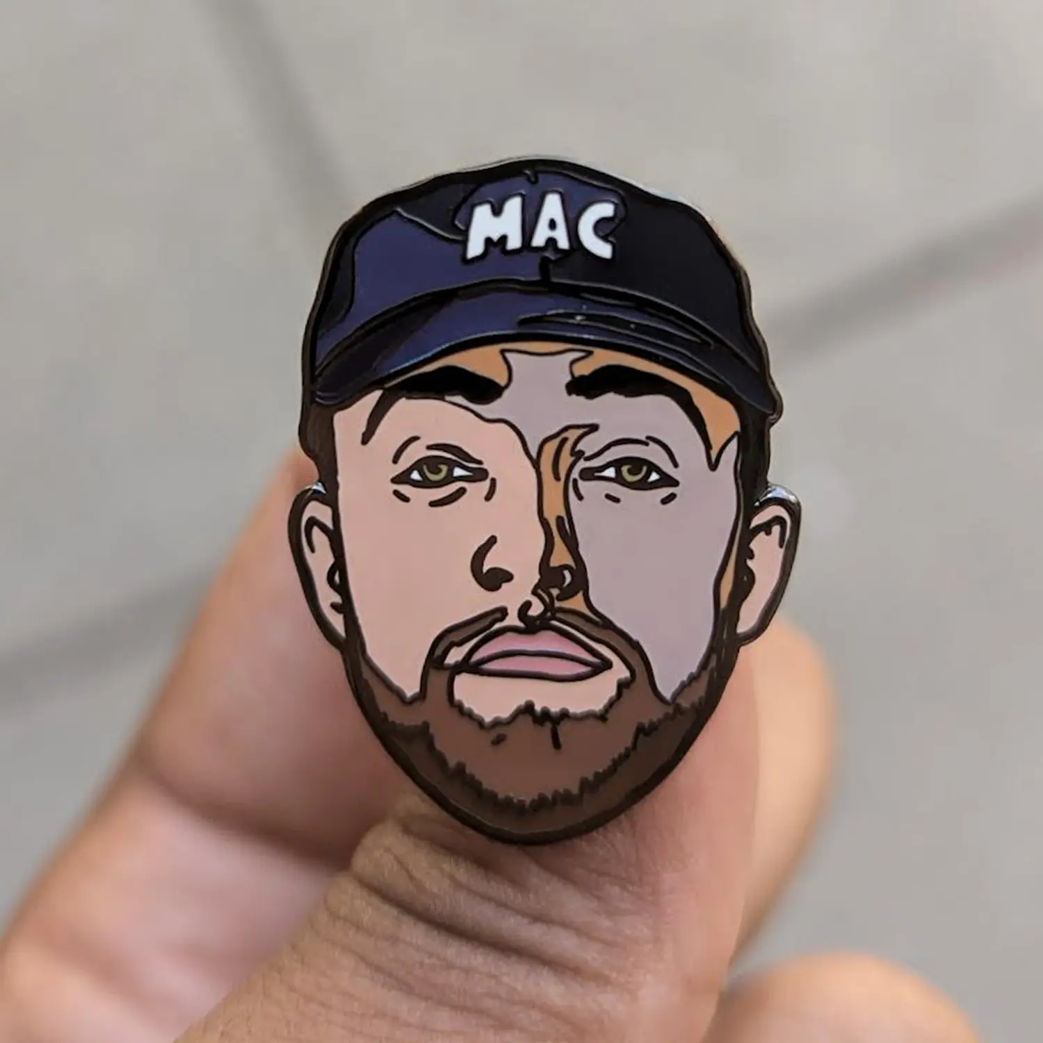 The Mac Miller Enamel pin - Hip Hop icon edition