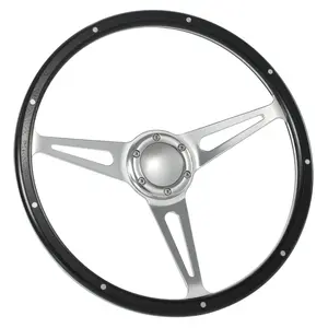 15" Black Forest Wood Steering Wheel Ford Focus MG GT MGB Midget W/Horn