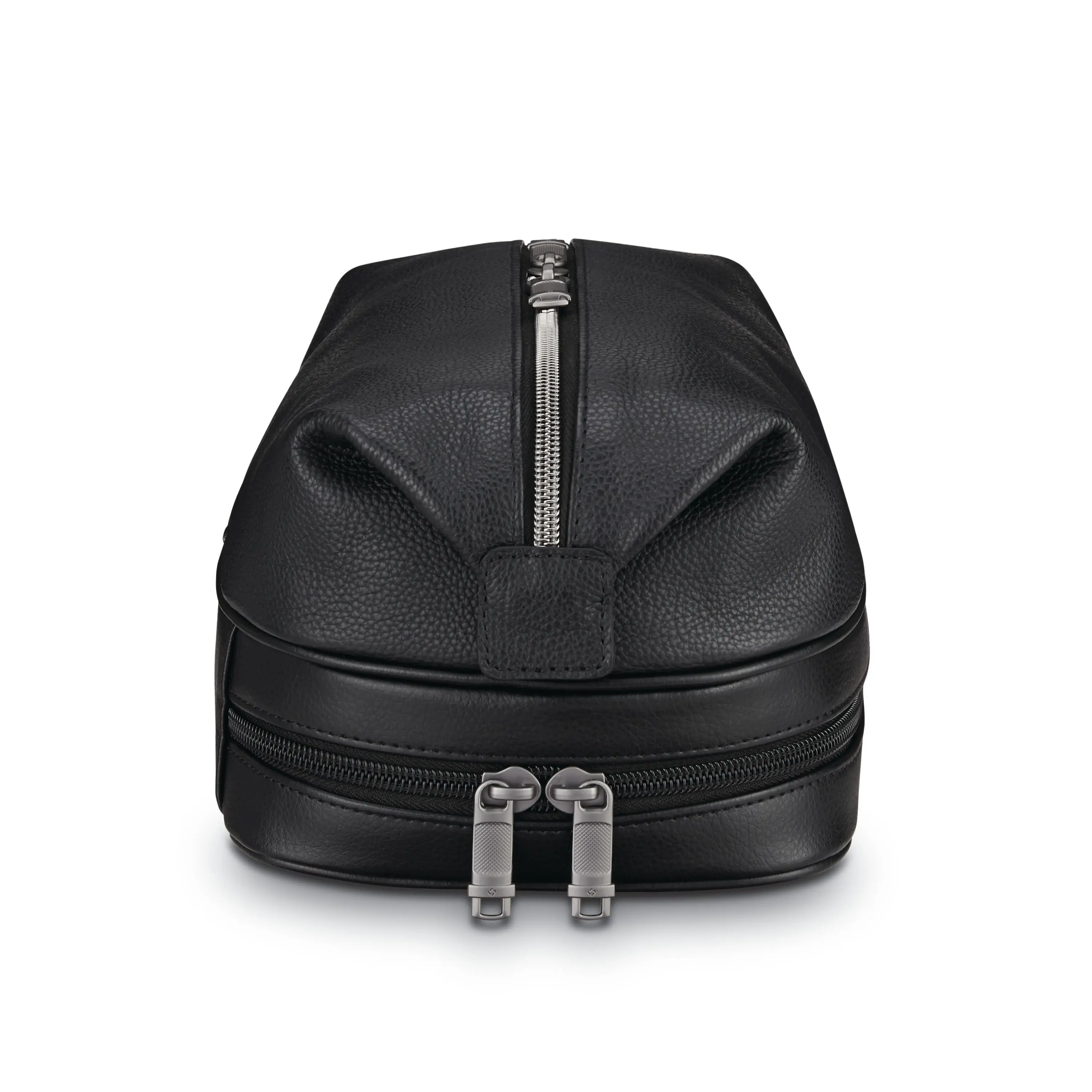 Samsonite Classic Leather Softside Zip Bottom Travel Kit - Bags
