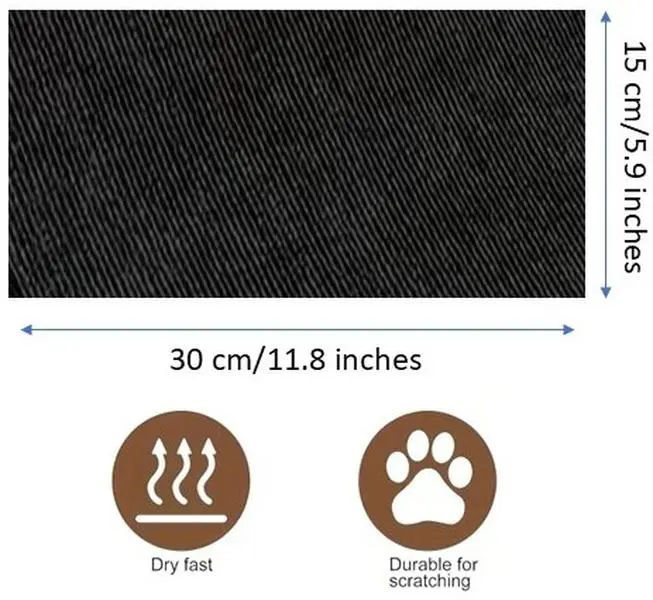 6-piece set cat scratch mat 11.8"x5.9"  for Covering Small Area on Furniture or Lining Litter box liner for cat nail cleaning, Please Read Description for Surface Compatibility