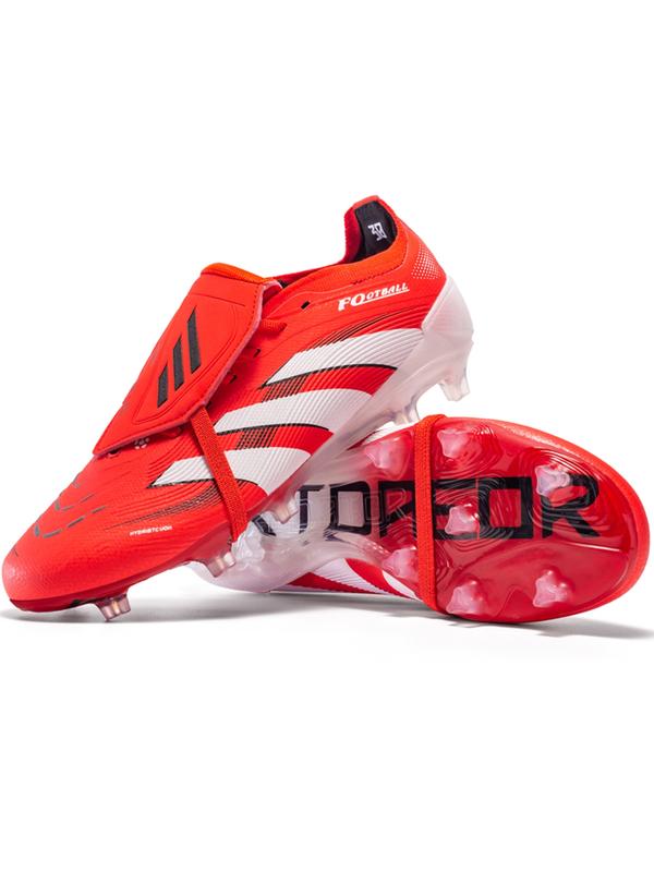 Unisex's Foldable Sporty Football Shoes, Comfortable and Durable Striped Microfiber Upper Football Boots, All Seasons