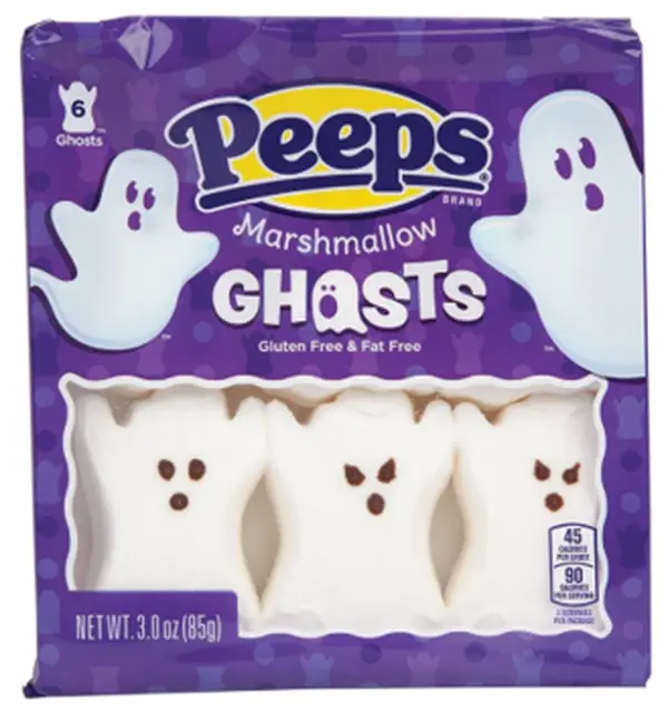ThayerPeeps Halloween Marshmallow Candy Ghosts 3oz 12ct