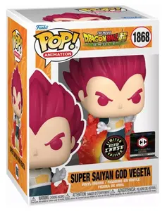 Funko Dragon Ball Super #1868 Super Saiyan God Vegeta Chase w/Protector
