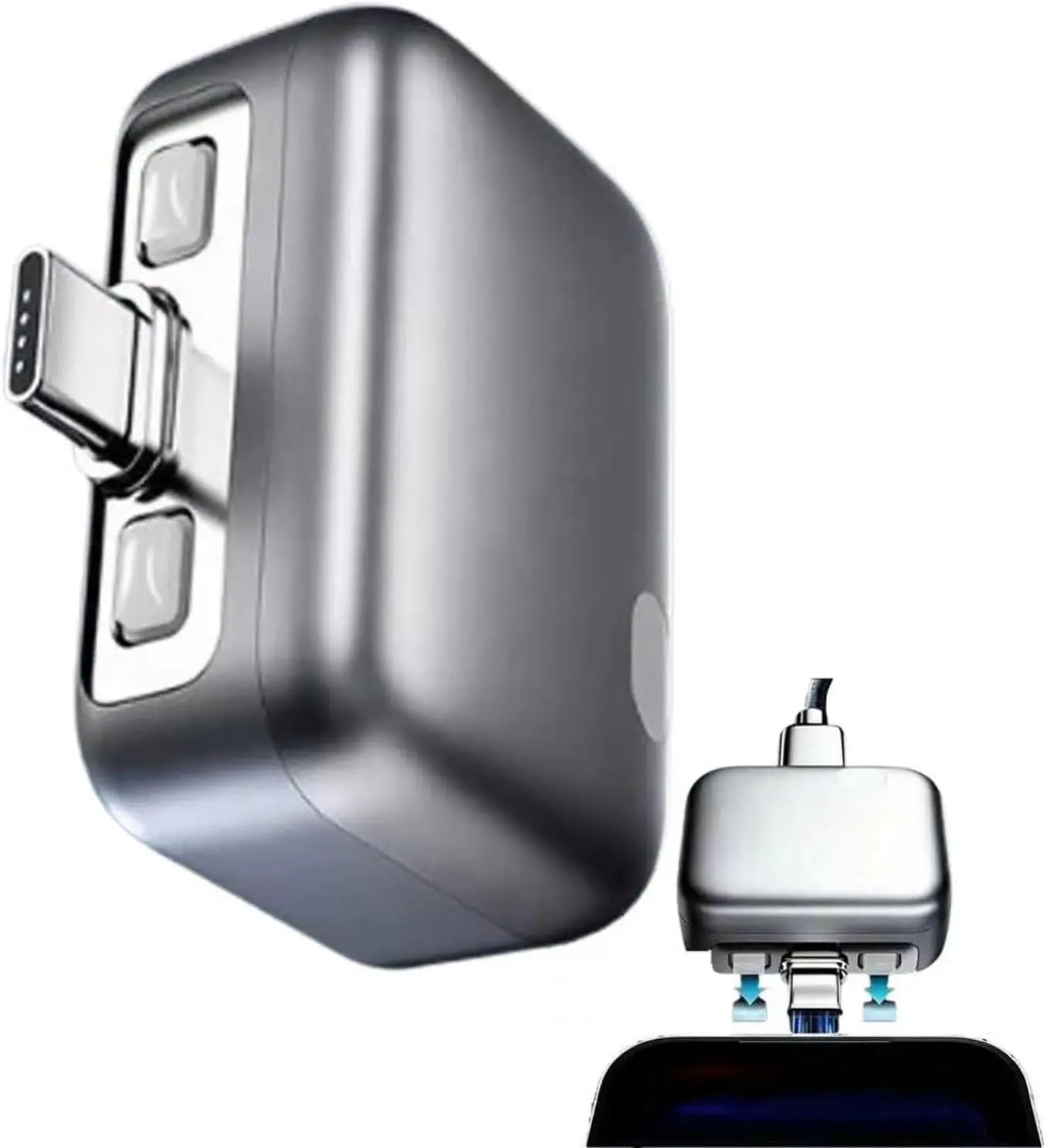 140W Stop Charge , Auto Disconnect Charging Cable Protector, Full Charge Eject Device, Overcharge Protection Adapter for Phone Tablet USB Charging Cable