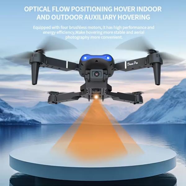 2026 New E99 PRO Drone with Dual Cameras, 360° Flips, One-Key Takeoff/Landing & Return Home, APP Control, Foldable & Portable, Long Flight Time, Optical Flow Hovering, 720P HD Video, Wi-Fi FPV Quadcopter for Beginners, Ideal Gift for Adults & Teens