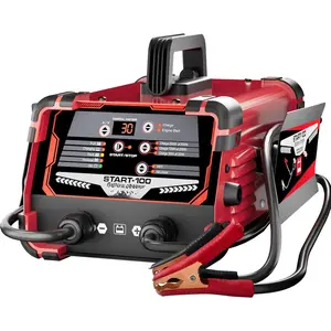 12V/24V   Charger & Engine Starter, 0-30A  Maintainer, 130A Cranking Amps, Auto Desulfator & Repair, for AGM/Gel/Deep Cycle