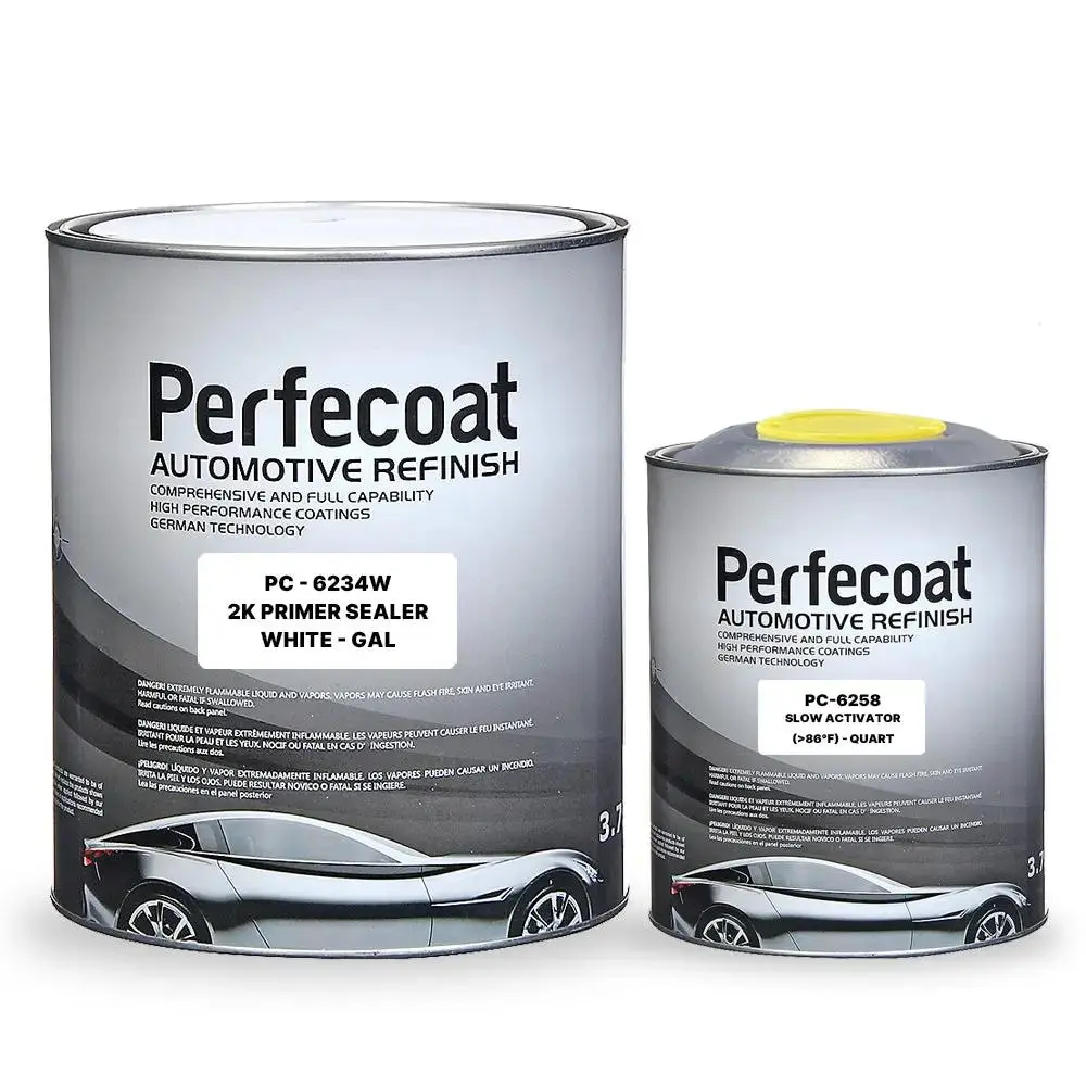 Perfecoat 2k Primer Sealer White (4:1) PC-6234W + Slow Activator PC-6258 Kit