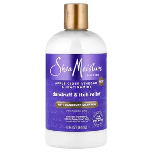 SheaMoisture Anti-Dandruff Shampoo, Apple Cider Vinegar, 13 fl oz (384 ml)