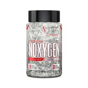 Purus Labs NOXygen Liquid Capsules – Pre-Workout Accelerator with Nitric Oxide Boost – Blood Flow & Oxygen Amplifier – Fast-Acting Pump Pills – 30 Servings, 90 Capsules