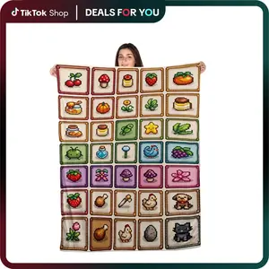 Stardew Valley Flannel Fleece Blanket, Stardew Fleece, Stardew Cozy Blanket, Cozy Gamer Gift