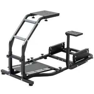 Dardoo Racing Simulator Cockpit Gaming Frame Fits for  G27 G29 G920 G923 T300,Adjustable Driving Steering Wheel Stand,Not Included Wheel, Pedal and Seat