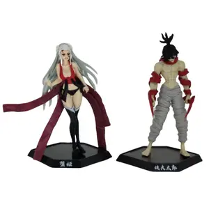 15CM Demon Slayer Anime Figures Gyutaro Ume Gk Figurine Pvc Manga Statue Model Doll Collectible Room Decoration Gifts