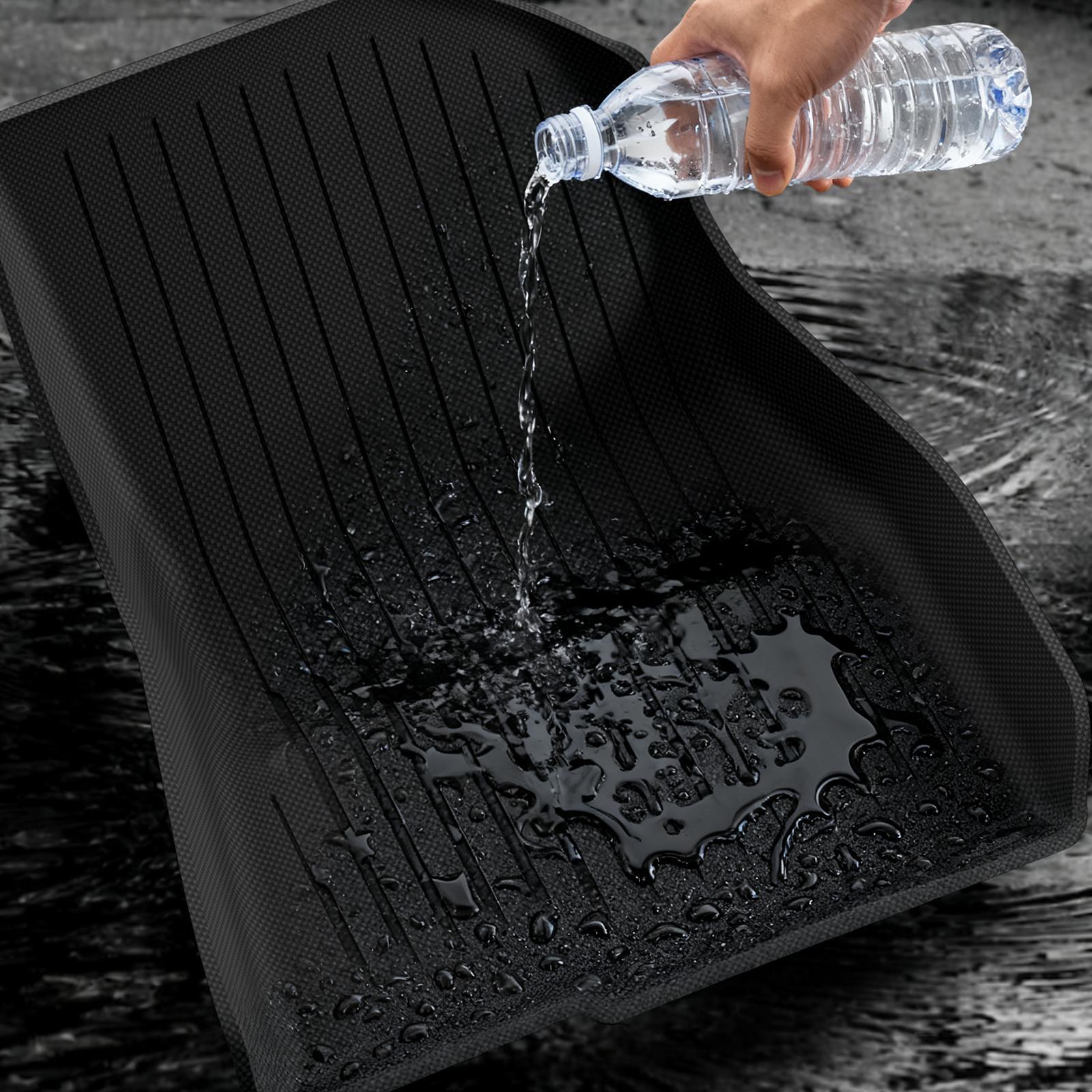 Car Floor Mats Compatible for Tesla Model3 2021-2023 All-Weather Automotive Floor Mats Waterproof Heavy Duty Car Mats Flexible Floor Liners Car Floor Mats Compatible for Tesla Model3 2021-2023 All-Weather Automotive Floor Mats Waterproof Heavy Duty Car Mats Flexible Floor Liners