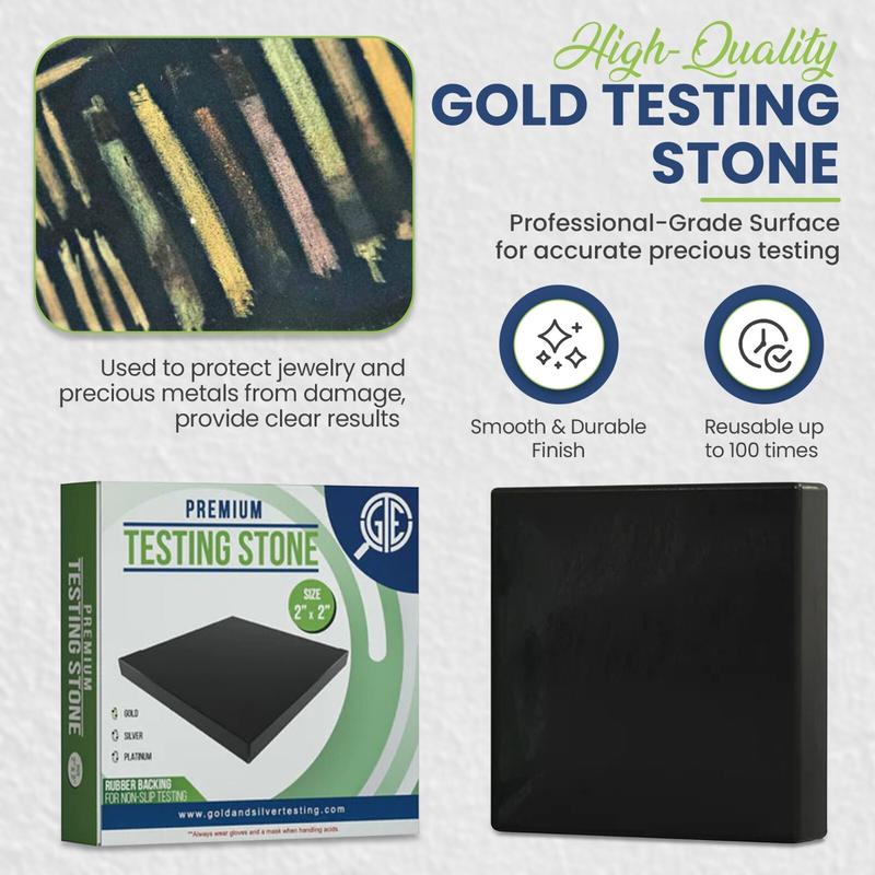 10k 14k 18k 22K 24K Gold Silver Jewelry Test Kit Acid Precious Metals Magnifier