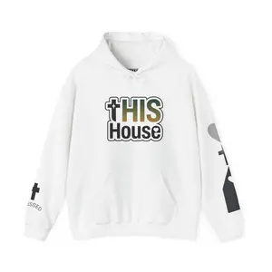 Men's Unisex Hoodie Tops, Christian Faith Graphic Knit Kangaroo Pocket Fabric Sweatshirt