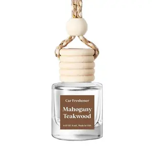 Scented Car Air Freshener - Long Lasting Car Diffuser - Last 60+ Days Teakwood Gothic Witchy Black Cat Car Air Fresheners Flowers Dragonfly Car Vent Clips Gradient Skull Rearview Mirror Perfume Long-Lasting Jack-o-lantern Car Freshener di fusor de carro