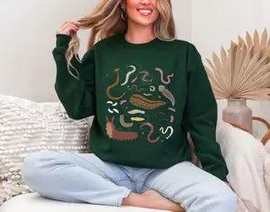 Worm Sweater Earthworm sweatshirt, Planaria flatworm pullover, Vermeology lover