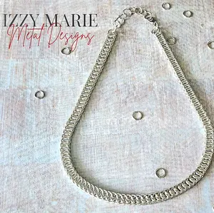 Handwoven Half Persian Chainmail Necklace